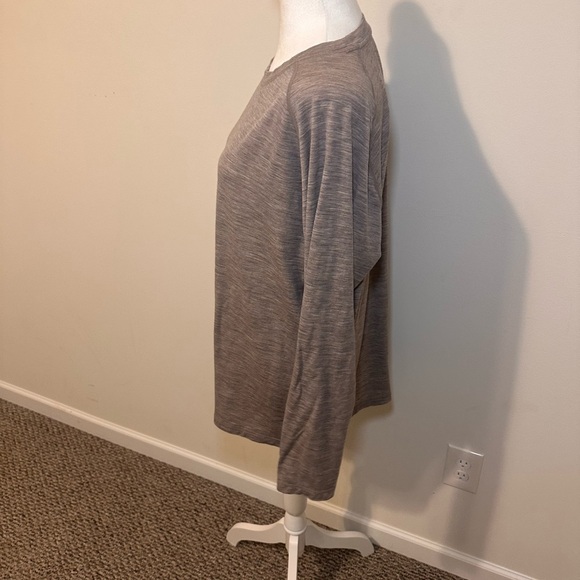 Woolx Merino Wool Oatmeal Long Sleeve Shirt Size XL - Picture 2 of 5